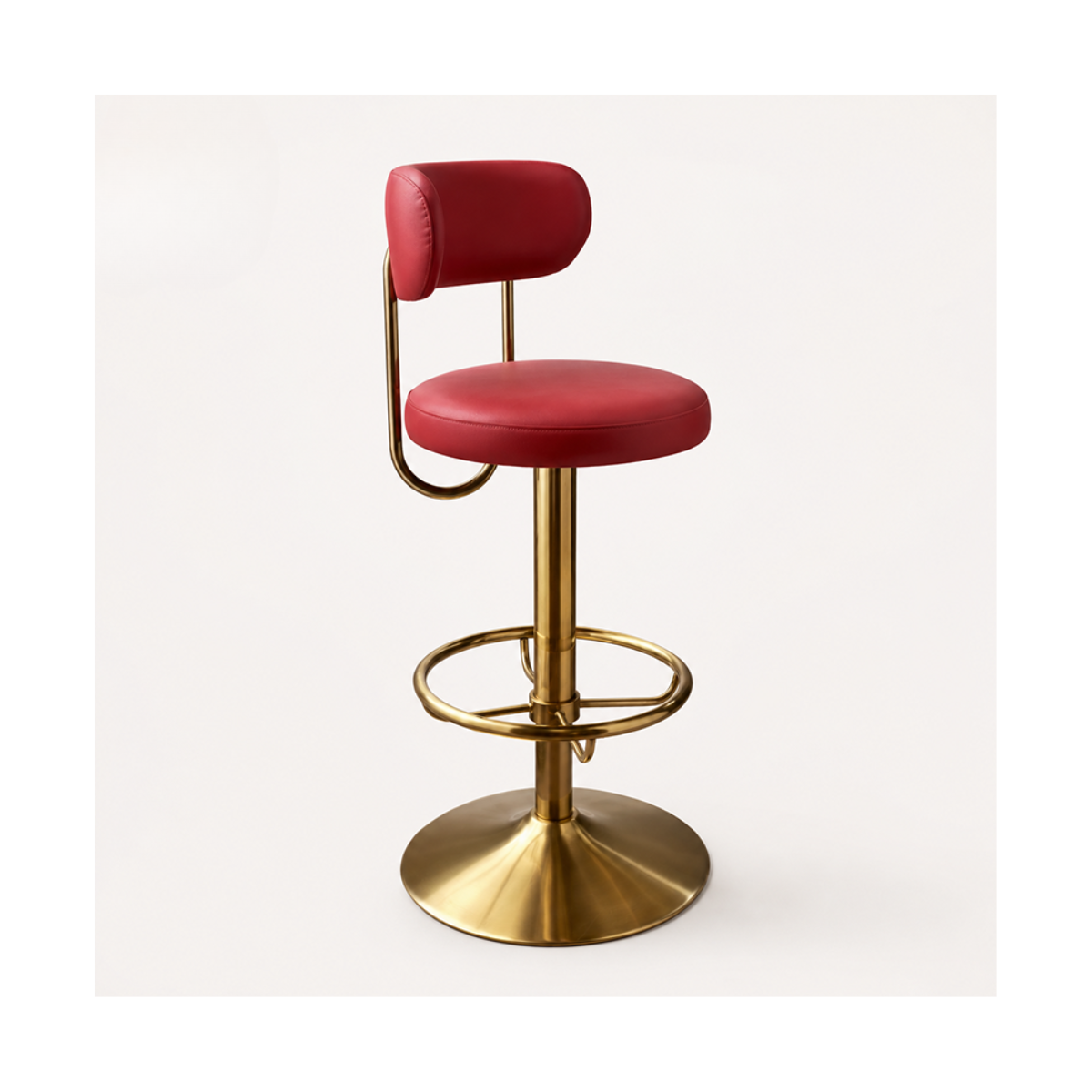 Floating Rail Bar Stool